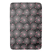 Rosa Spinnen und Weben Badematte (Vorderseite Vertikal)