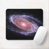 Rosa Spiralarm Mousepad (Mit Mouse)