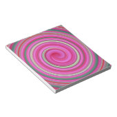 Rosa Spiralbild Notizblock (angewinkelt)