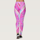 Rosa Spirale Leggings (Rückseite)