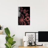 Rosa Spiralen Poster (Heimbüro)