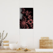 Rosa Spiralen Poster (Küche)