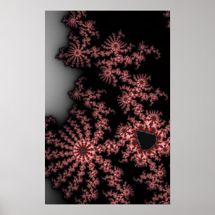 Rosa Spiralen Poster
