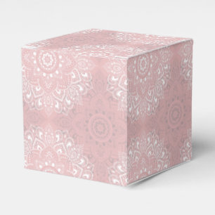 Rosa spirituelles Indianermandala-Muster Geschenkschachtel