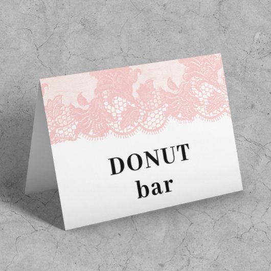 Rosa Spitzen-Popcorn-Bar-Zelt