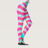 rosa Spitzenmuster Leggings (Rechts)