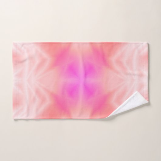 Rosa Splash Badhandtuch Set (Handtuch)