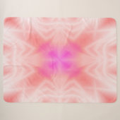 Rosa Splash Sherpadecke (Vorderseite (Horizontal))