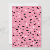 Rosa Spooky Ein Niedliches Geistermädchen 1. Gebur Einladung (Rückseite)