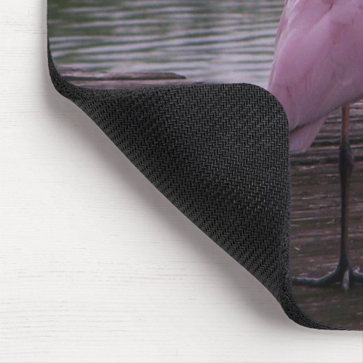Rosa Spoonbill Mousepad (Ecke)