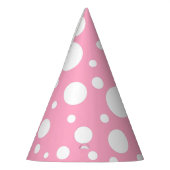 Rosa Spots Party Hats Partyhütchen (Links)