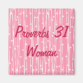 Rosa Sprichwörter 31 Frau Magnet (Vorne)