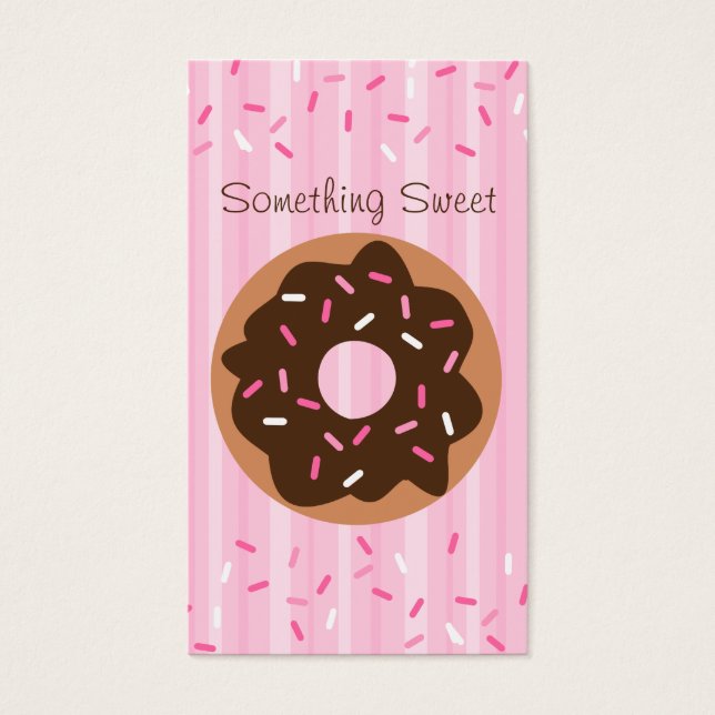 Rosa Sprinkler Donut (Vorderseite)