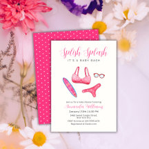 Rosa Spritz-Spratz-Surf-Strand-Mädchen-Baby-Party