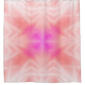 Rosa Spritzen Duschvorhang (Vorderseite)