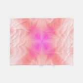 Rosa Spritzen Fleecedecke (Vorderseite (Horizontal))