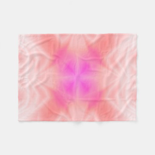 Rosa Spritzen Fleecedecke (Vorderseite (Horizontal))