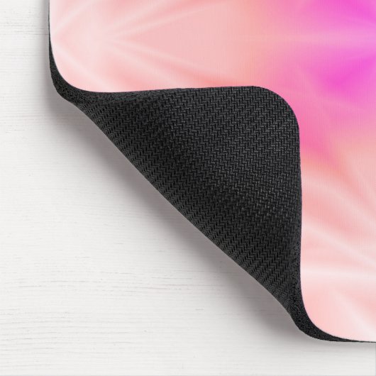 Rosa Spritzen Mousepad (Ecke)