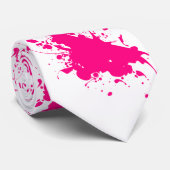 Rosa Spritzer Krawatte (Gerollt)