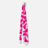 Rosa Spritzer Krawatte (Rückseite)