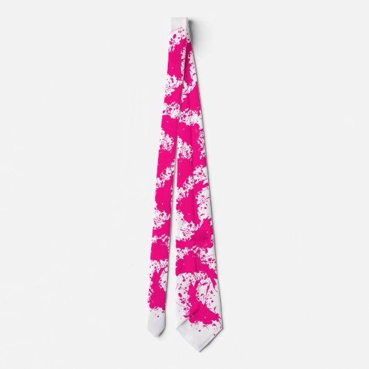 Rosa Spritzer Krawatte (Rückseite)