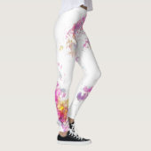 Rosa Spritzer Leggings (Rechts)