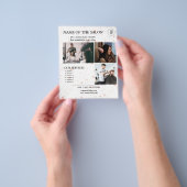 Rosa Spritzer Rosa Minimaler Salon Flyer (Gruppe)