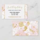 Rosa Spritzer Visitenkarte (Vorne/Hinten)