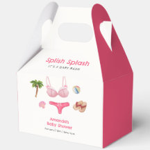Rosa Spritzerspritzer Strandfaulenzer Mädchen Baby