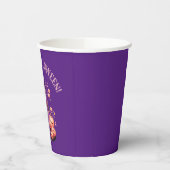 Rosa Spuk Halloween Castle Party Paper Cup Pappbecher (Links)
