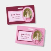 Rosa St. Agatha (M 003) Abzeichen 2 Ausweis (Vorder- & Rückseite)