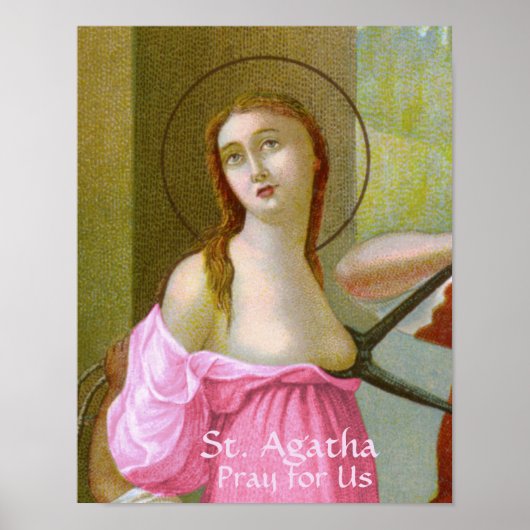Rosa St. Agatha (M 003) Poster (Vorne)