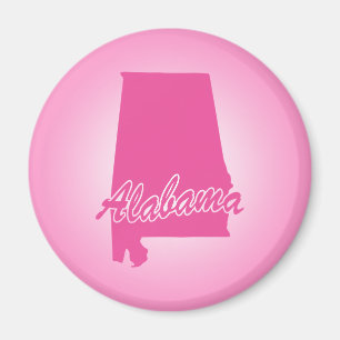 Rosa Staat Alabama Magnet