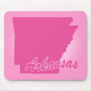 Rosa Staat Arkansas Mousepad