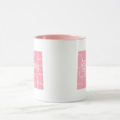Rosa Staat der Tasse der Wyomform (Zentrum)