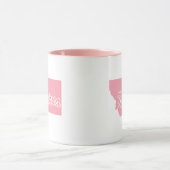 Rosa Staat Montana Tasse (Zentrum)