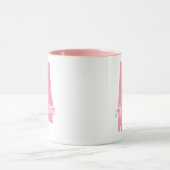 Rosa Staat von Alabama-Tasse Tasse (Zentrum)