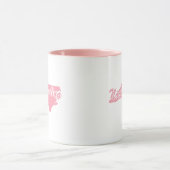 Rosa Staat von North Carolina Form Tasse (Zentrum)
