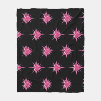 Rosa Stacheliges Herz Cybersigilism Fleece-Decke Fleecedecke