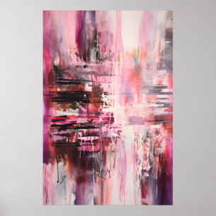 rosa Stadt Poster