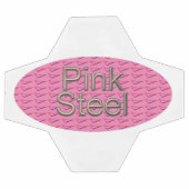 Rosa Stahlfußball Fußball (Flach)