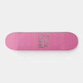 Rosa Stahlskateboard Skateboard (Horizontal)