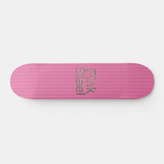 Rosa Stahlskateboard Skateboard (Horizontal)