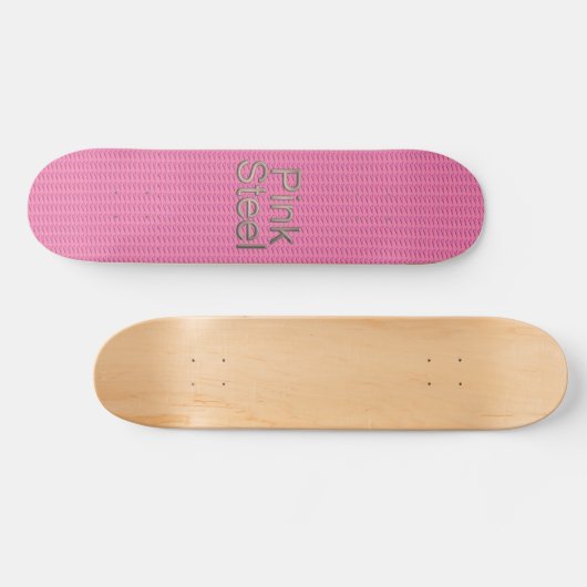 Rosa Stahlskateboard Skateboard (Horizontal)