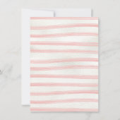 Rosa Stalltiere Geburtstagsparty Einladung (Rückseite)