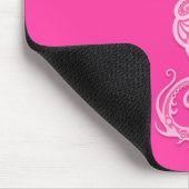 Rosa Stammes- Seepferd Mousepad (Ecke)