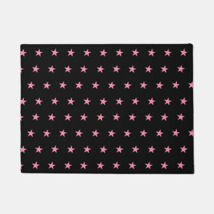 Rosa Star Fußmatte