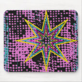 Rosa Star Mousepad (Vorne)