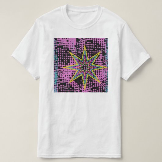 Rosa Star T-Shirt (Design vorne)
