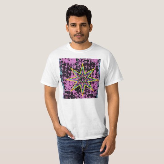 Rosa Star T-Shirt (Vorne ganz)